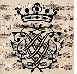J. S. Bach seal and manuscript